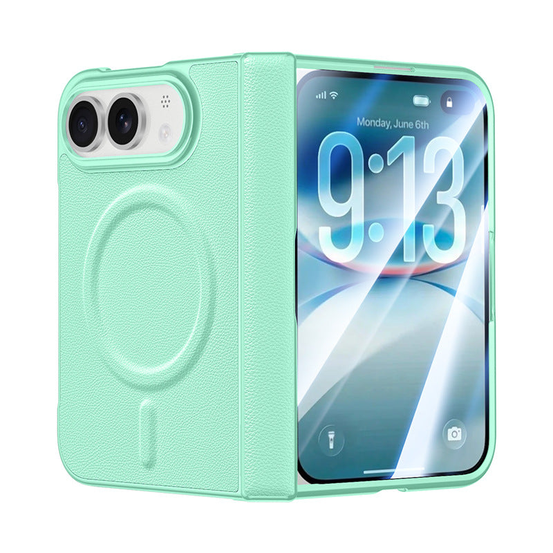 ZEERA ColorGuard Pro iPhone Ultra ケース:強力MagSafe・外側画面保護ガラス一体型ヴィーガンレザーケース