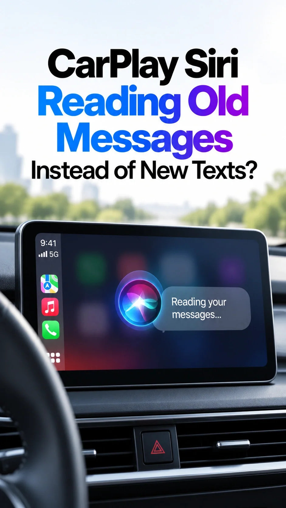 CarPlayのSiriが古いメッセージを読む？新着が読まれないときの切り分け方