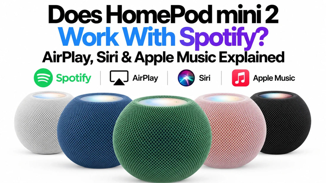 HomePod mini 2でSpotifyは使える？AirPlay・Siri・スマホが離れた時の違い