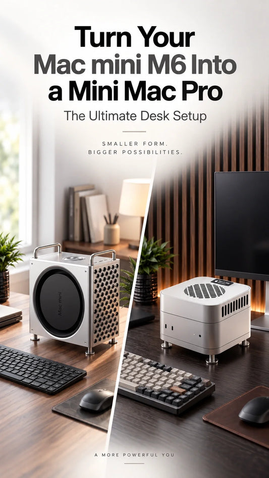 Mac mini M6を小さなMac Pro風に｜MacForge Gen3デスク環境ガイド