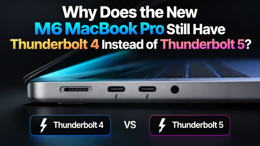 M6 MacBook ProのThunderbolt 4と5の比較