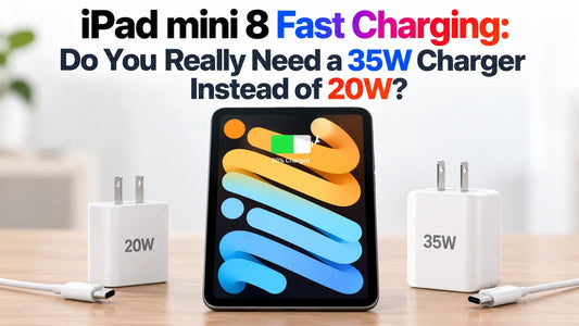 iPad mini 8の充電器は20Wで十分？35W・65Wと急速充電の選び方
