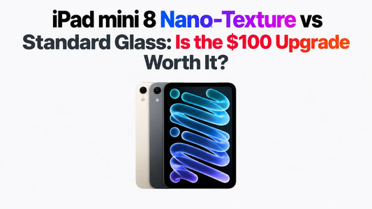 iPad mini 8のNano‑textureは必要？標準ガラス・反射・保護フィルムを比較
