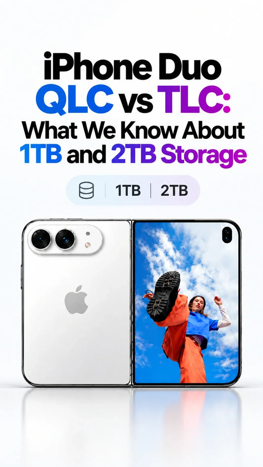 iPhone Duoの1TB・2TBはQLC？「512GBならTLC」と決める前に確認したいこと