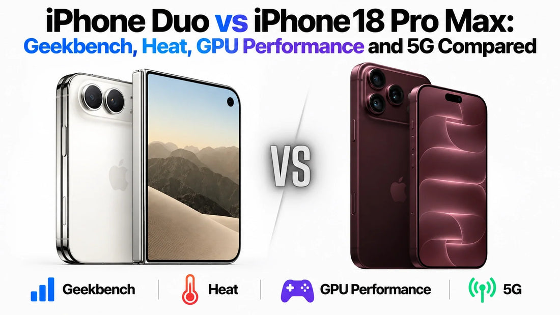 iPhone Duoと18 Pro Maxはどちらが速い？性能・発熱・5G実測比較