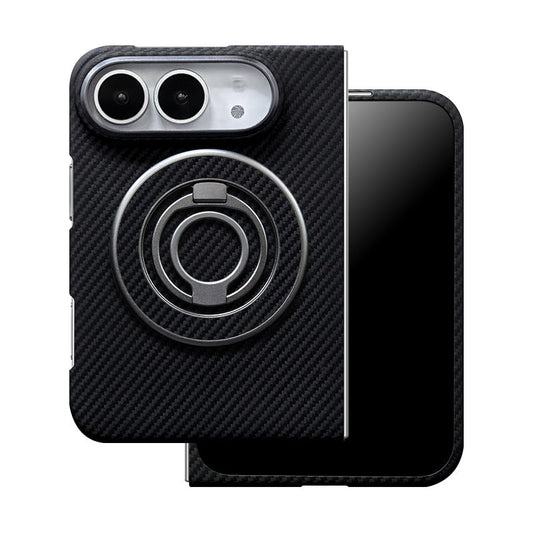 ZEERA FoldAero Pro Etui Duo na iPhone｜Ekstremalnie cienkie 0,9 mm・Ultralekkie 18,2 g・Włókno aramidowe・Kompatybilne z MagSafe