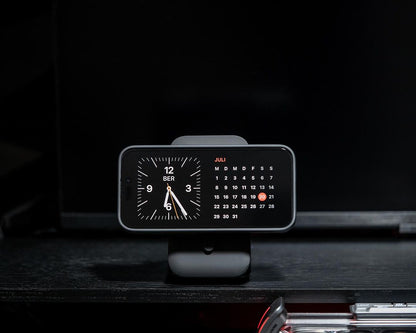 strong magnetic alignment foldable MagSafe charging stand secure snap connection