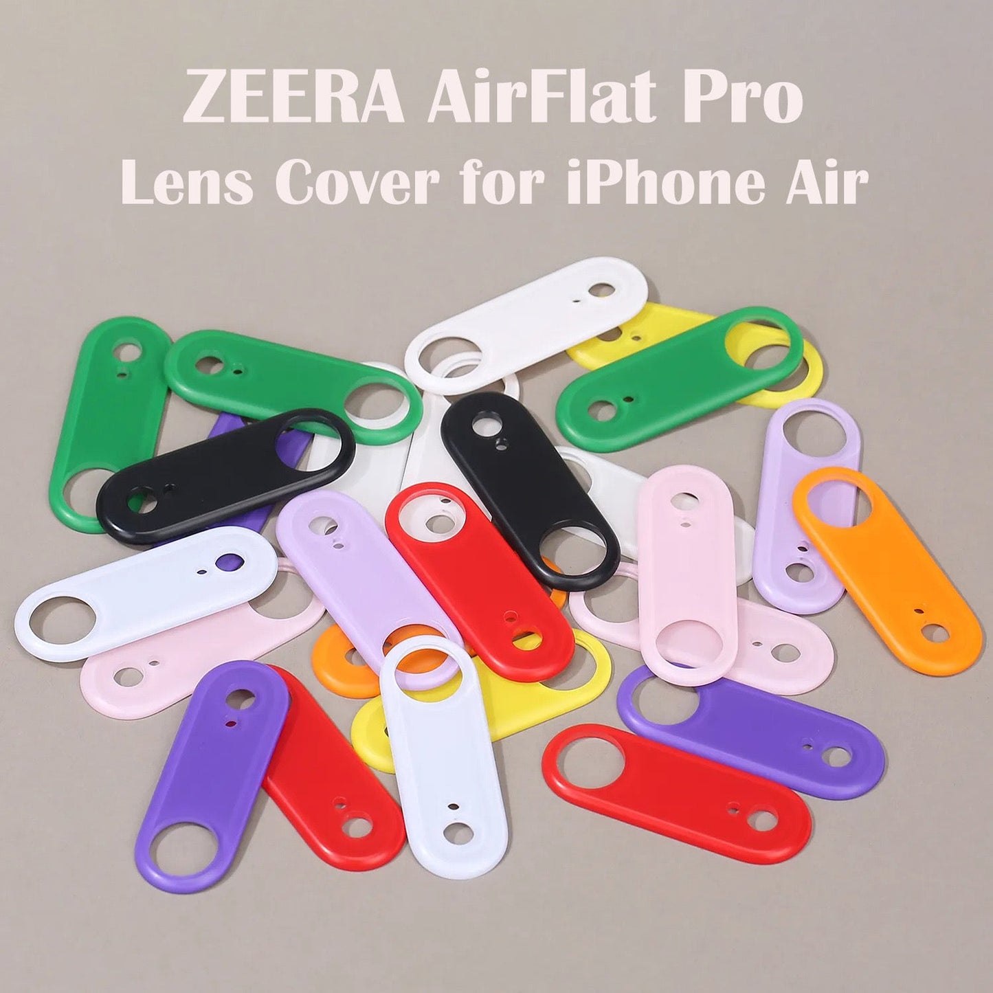 ZEERA AirFlat Pro lens cover for iPhone Air flat camera design