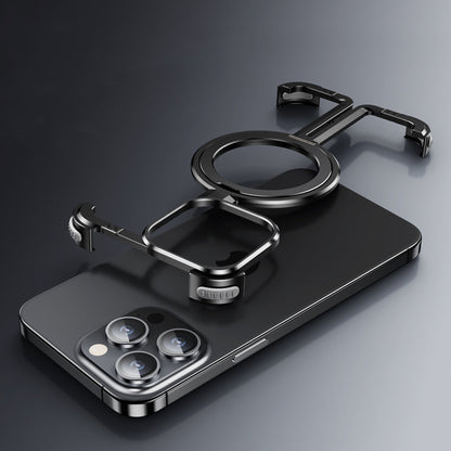 ZEERA アルミニウム合金 MagSafe対応 スタンド付き放熱ケース｜iPhone・Samsung対応