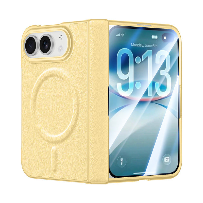 ZEERA ColorGuard Pro iPhone Ultra ケース：強力MagSafe・外側画面保護ガラス一体型ヴィーガンレザーケース