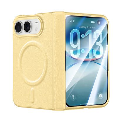 ZEERA ColorGuard Pro iPhone Ultra ケース：強力MagSafe・外側画面保護ガラス一体型ヴィーガンレザーケース