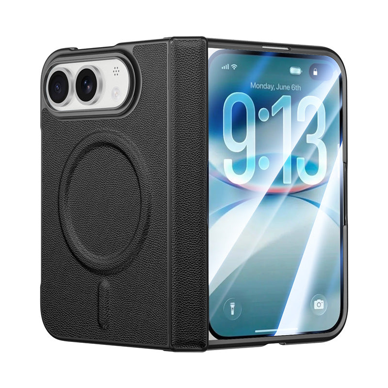 ZEERA ColorGuard Pro iPhone Ultra ケース：強力MagSafe・外側画面保護ガラス一体型ヴィーガンレザーケース
