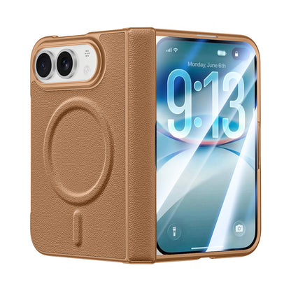 ZEERA ColorGuard Pro iPhone Ultra ケース：強力MagSafe・外側画面保護ガラス一体型ヴィーガンレザーケース