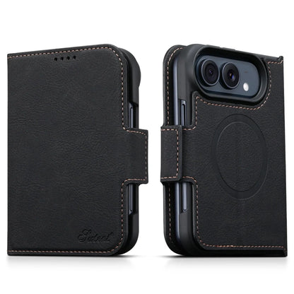 ZEERA FoldClasp Pro iPhone Duo용 케이스｜MagSafe 지원 가죽 질감 다이어리형·마그네틱 개폐·가로형 스탠드 포함