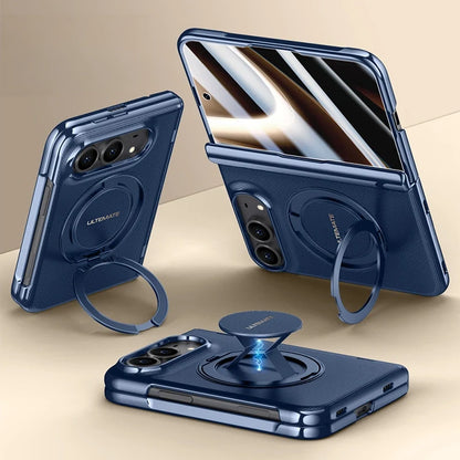 ZEERA FoldFlex Pro iPhone Duo용 케이스｜MagSafe 링 스탠드·실리콘 스트랩·힌지 보호 포함