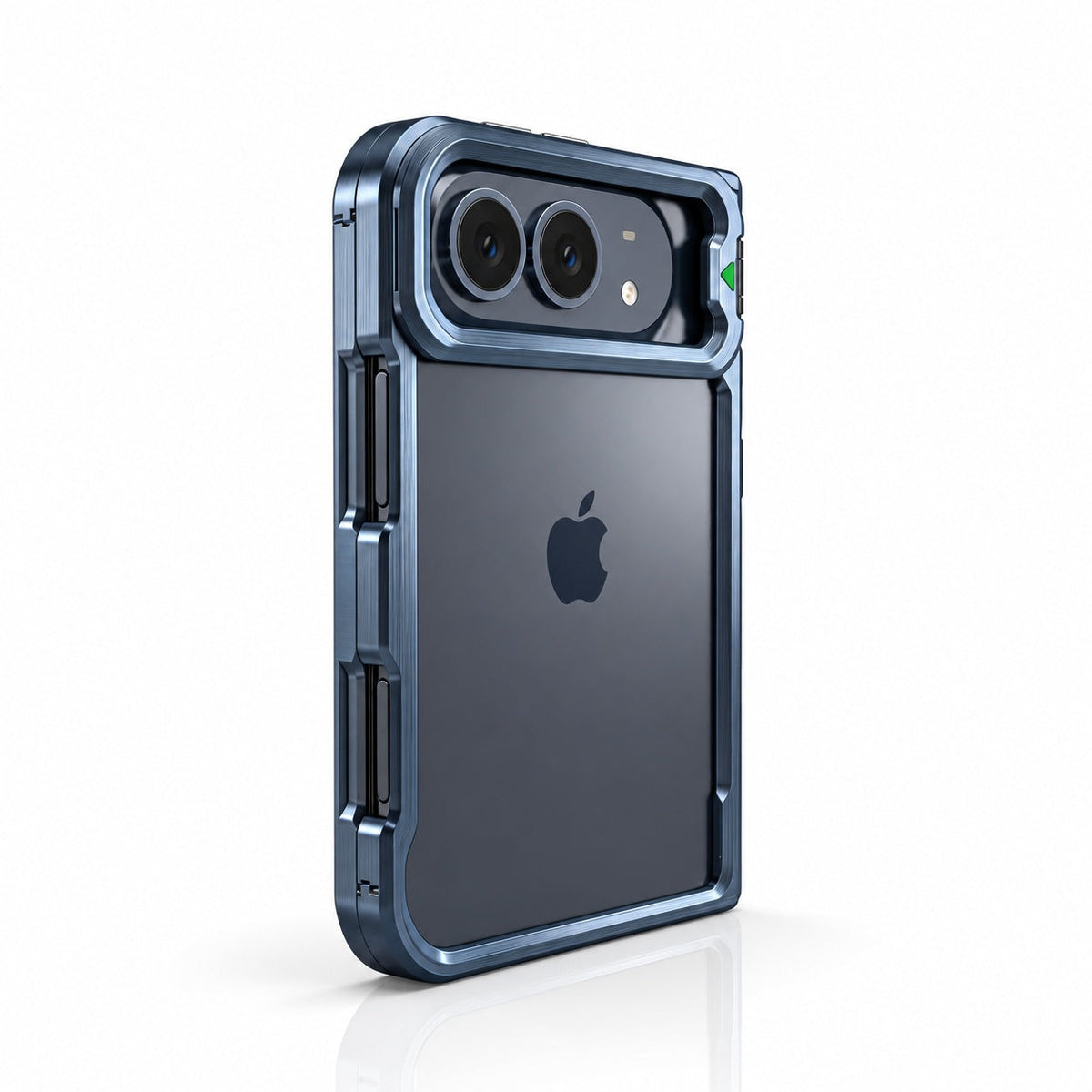 ZEERA FoldFrame Pro iPhone Duo ケース｜アルミ合金バンパー・カメラスタンド・マグネット式ヒンジ保護
