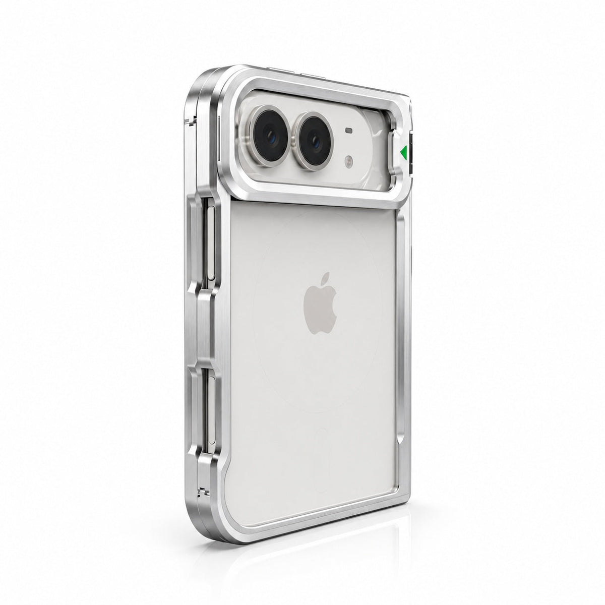 ZEERA FoldFrame Pro iPhone Duo ケース｜アルミ合金バンパー・カメラスタンド・マグネット式ヒンジ保護