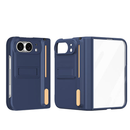 Etui ZEERA FoldPen Pro do iPhone Duo | Z rysikiem, podstawką, hartowanym szkłem i ochroną zawiasów