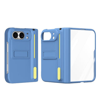 Etui ZEERA FoldPen Pro do iPhone Duo | Z rysikiem, podstawką, hartowanym szkłem i ochroną zawiasów
