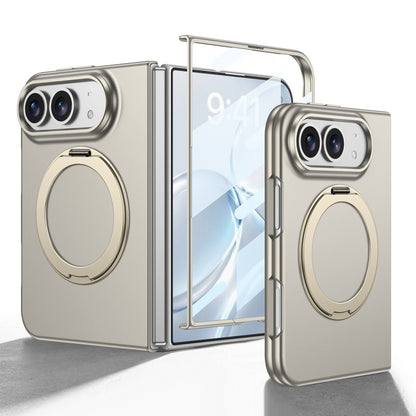Etui ZEERA FoldPivot Pro do iPhone Duo | Cienkie, kompatybilne z MagSafe, z obrotową o 360° podstawką i zintegrowaną ochroną ekranu