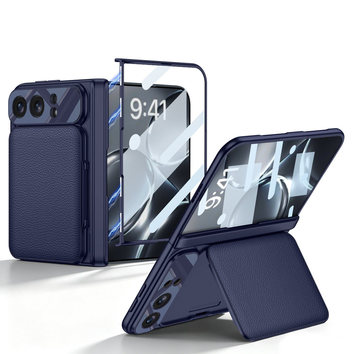ZEERA FoldWallet Pro Etui na iPhone Duo | Pomieszcza 2 karty, funkcja podstawki, ochrona zawiasu