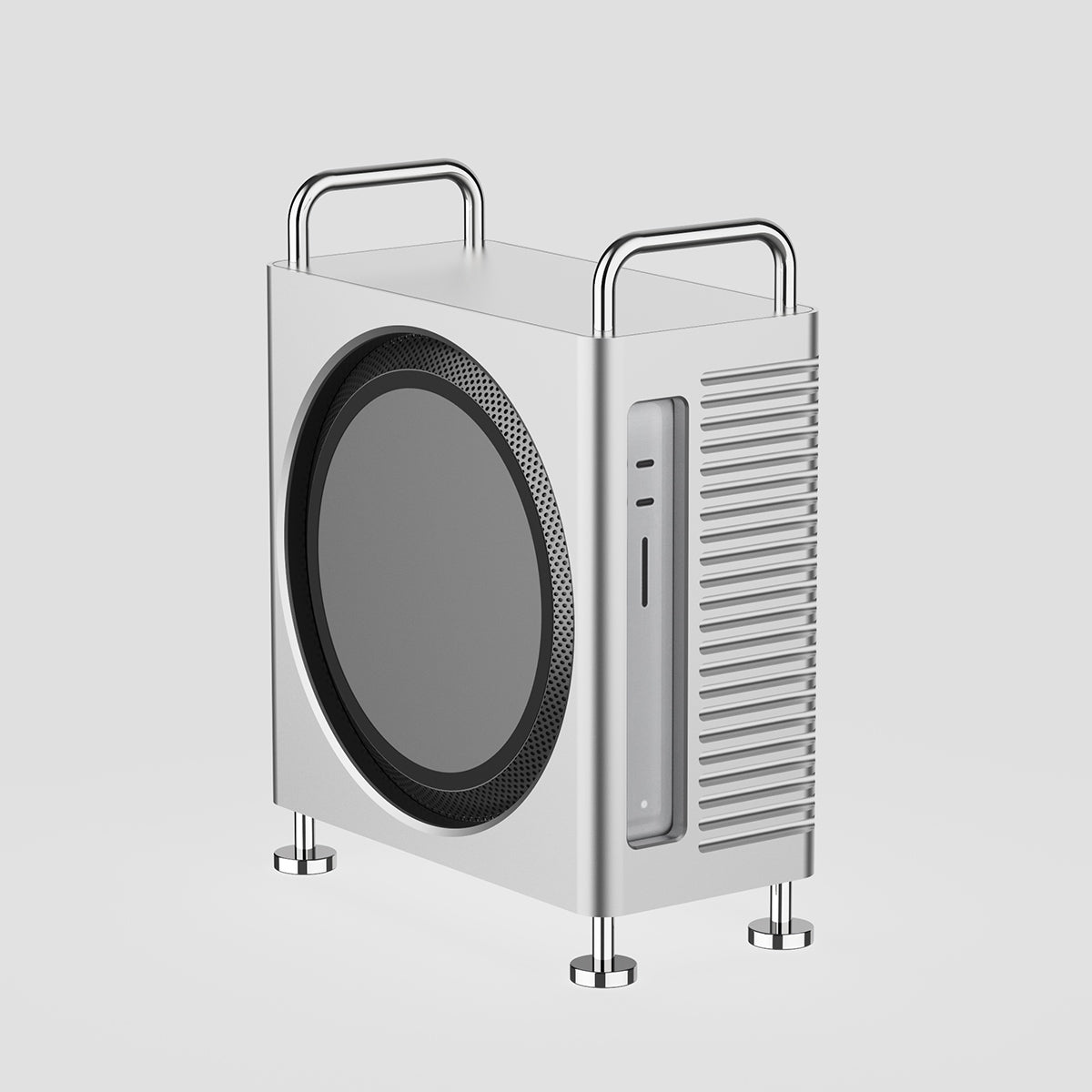 ZEERA MacForge Studio aluminum case for Mac Studio CNC unibody design