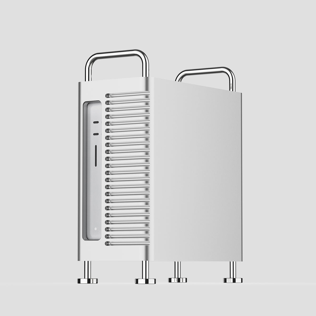 Mac Studio premium aluminum enclosure inspired by Mac Pro design