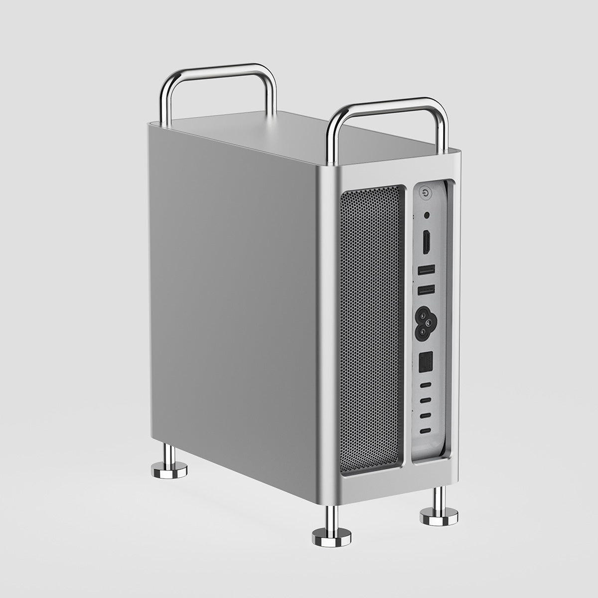 ZEERA MacForge Studio precision machined Mac Studio desktop enclosure