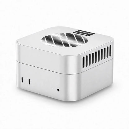 ZEERA MacFrost Pro：Mac mini M6 / M5 Pro / M4対応 30W ペルチェ式 CNCアルミ アクティブクーラー + スタンド