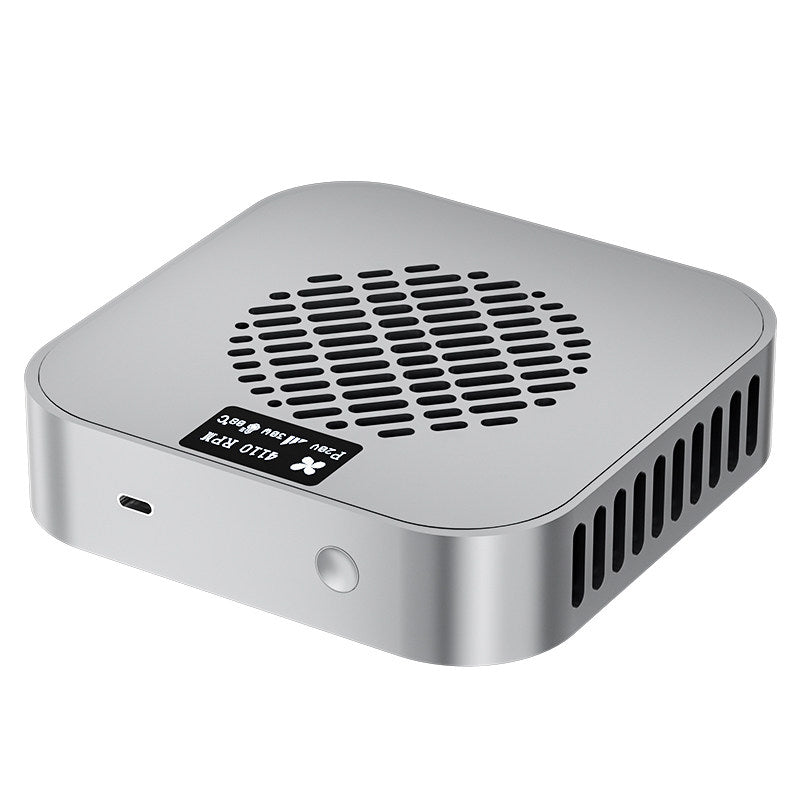ZEERA MacFrost Pro：Mac mini M6 / M5 Pro / M4対応 30W ペルチェ式 CNCアルミ アクティブクーラー + スタンド