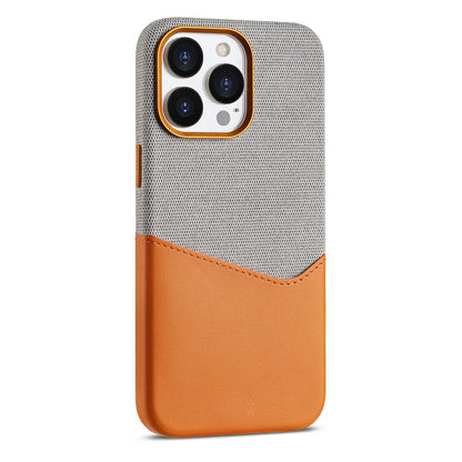 ZEERA MagWeave Pro leather fabric hybrid iPhone case with card slot