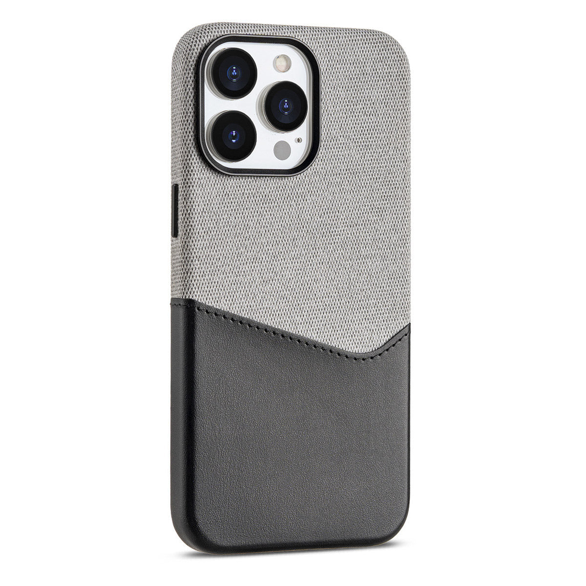 color block MagSafe phone case with integrated wallet design