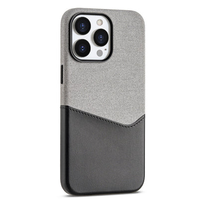 color block MagSafe phone case with integrated wallet design