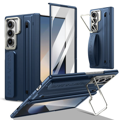ZEERA FoldGrip Pro Etui na iPhone Duo / Galaxy Z Fold8 | z paskiem, aluminiowym stojakiem, rysikiem i ochroną zawiasu