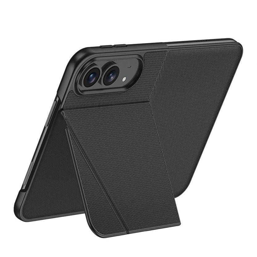 Etui ZEERA FoldTex Pro do iPhone Duo | Folio z technicznego splotu z obsługą MagSafe i uchwytem pionowym/poziomym