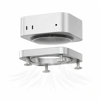 ZEERA MacFrost Pro：Mac mini M6 / M5 Pro / M4対応 30W ペルチェ式 CNCアルミ アクティブクーラー + スタンド