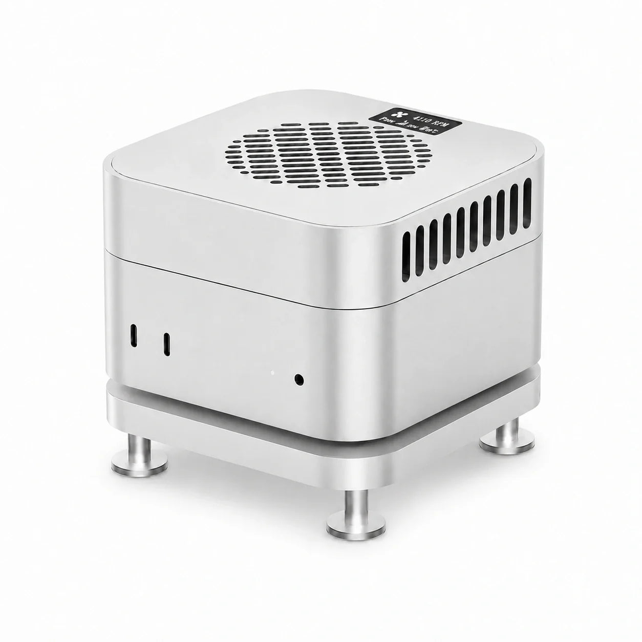 ZEERA MacFrost Pro：Mac mini M6 / M5 Pro / M4対応 30W ペルチェ式 CNCアルミ アクティブクーラー + スタンド
