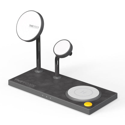 THEVOXN 5 in 1 MagSafe charging stand dual wireless charger for iPhone Apple Watch AirPods