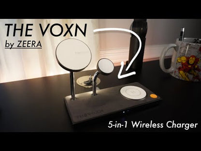 ZEERA x THEVOXN 5-in-1 듀얼 MagSafe 충전 스탠드｜iPhone・Apple Watch・AirPods 호환