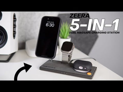 ZEERA x THEVOXN 5-in-1 듀얼 MagSafe 충전 스탠드｜iPhone・Apple Watch・AirPods 호환
